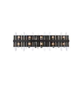 ARKA-E 2200W36BK Vanity Light in Black/Black