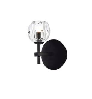ARKA-E 3505W6BK Vanity Light in Black/Black