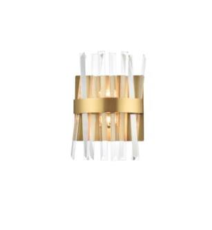 ARKA-E 6200W8SG Vanity Light in Satin Gold/Satin Gold