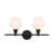 ARKA-E LD2313BK Vanity Light in Black/Black