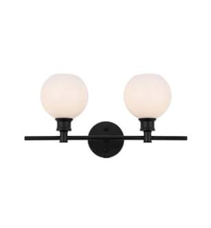 ARKA-E LD2315BK Vanity Light in Black/Black