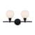 ARKA-E LD2315BK Vanity Light in Black/Black