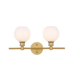 ARKA-E LD2315BR Vanity Light in Brass/Brass