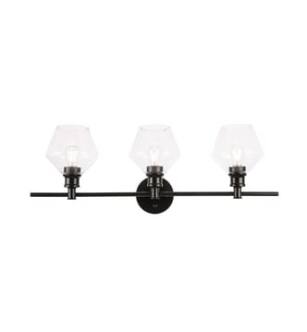 ARKA-E LD2316BK Vanity Light in Black/Black