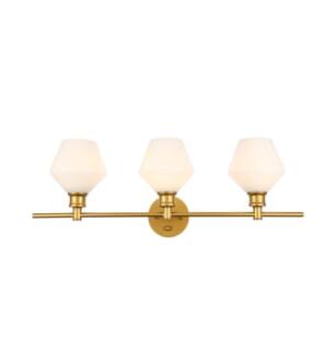 ARKA-E LD2317BR Vanity Light in Brass/Brass