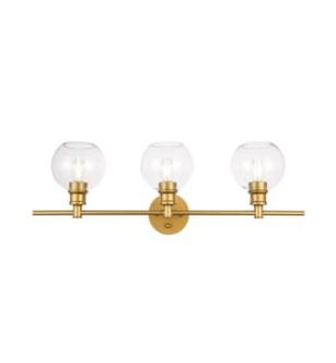 ARKA-E LD2318BR Vanity Light in Brass/Brass