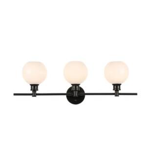 ARKA-E LD2319BK Vanity Light in Black/Black