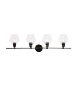 ARKA-E LD2320BK Vanity Light in Black/Black