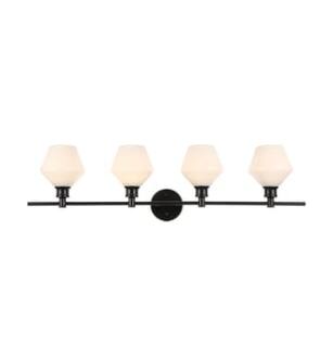 ARKA-E LD2321BK Vanity Light in Black/Black
