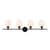 ARKA-E LD2321BK Vanity Light in Black/Black