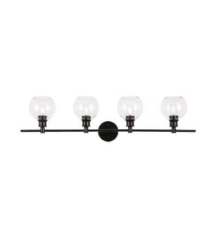 ARKA-E LD2322BK Vanity Light in Black/Black