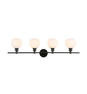 ARKA-E LD2323BK Vanity Light in Black/Black
