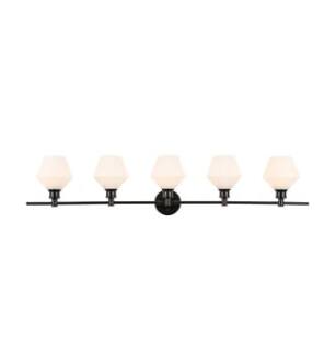 ARKA-E LD2325BK Vanity Light in Black/Black