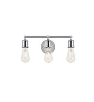 ARKA-E LD4028W16C Vanity Light in Chrome/Black