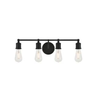 ARKA-E LD4028W22BK Vanity Light in Black/Black