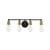 ARKA-E LD4028W22BRB Vanity Light in Brass/Black/Black