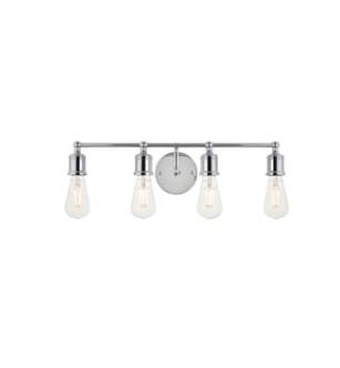 ARKA-E LD4028W22C Vanity Light in Chrome/Black
