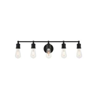ARKA-E LD4028W29BK Vanity Light in Black/Black