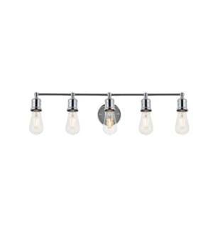 ARKA-E LD4028W29C Vanity Light in Chrome/Black