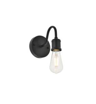 ARKA-E LD4028W5BK Vanity Light in Black/Black