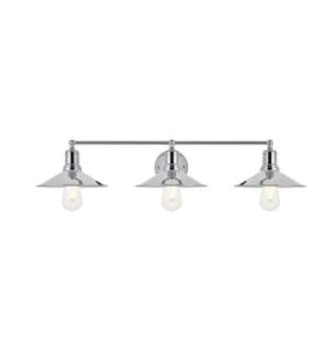 ARKA-E LD4033W33C Vanity Light in Chrome/Black