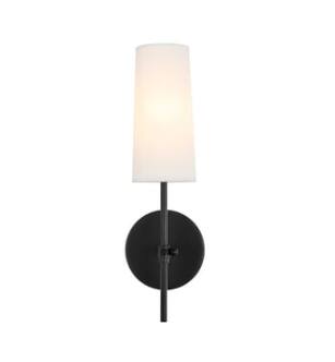 ARKA-E LD6004W5BK Vanity Light in Black/Black