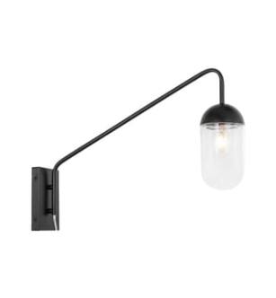 ARKA-E LD6174BK Vanity Light in Black/Black