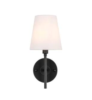 ARKA-E LD6183BK Vanity Light in Black/Black