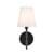 ARKA-E LD6183BK Vanity Light in Black/Black