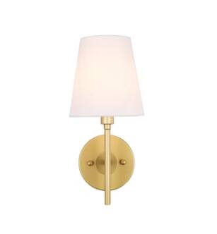 ARKA-E LD6185BR Vanity Light in Brass/Brass