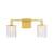 ARKA-E LD7008BR Vanity Light in Brass/Brass