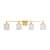 ARKA-E LD7012BR Vanity Light in Brass/Brass