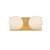 ARKA-E LD7303W14BRA Vanity Light in Brass/Frosted White/Brass