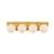 ARKA-E LD7304W29BRA Vanity Light in Brass/Frosted White/Brass