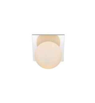 ARKA-E LD7304W7CH Vanity Light in Chrome/Frosted White/Chrome