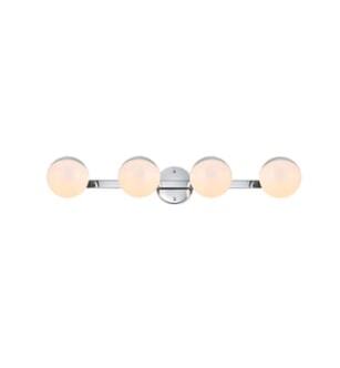 ARKA-E LD7305W29CH Vanity Light in Chrome/Frosted White/Chrome