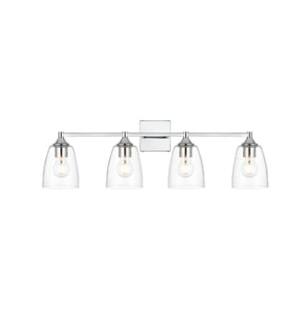 ARKA-E LD7307W32CH Vanity Light in Chrome/Clear/Chrome