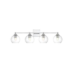 ARKA-E LD7308W33CH Vanity Light in Chrome/Clear/Chrome