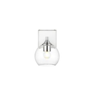 ARKA-E LD7308W6CH Vanity Light in Chrome/Clear/Chrome