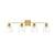 ARKA-E LD7309W34BRA Vanity Light in Brass/Clear/Brass