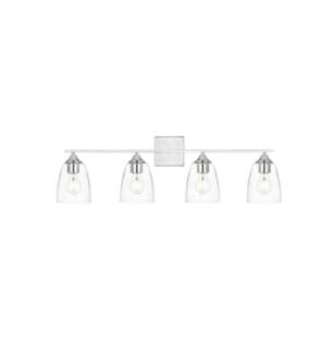 ARKA-E LD7309W34CH Vanity Light in Chrome/Clear/Chrome