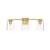 ARKA-E LD7310W23BRA Vanity Light in Brass/Clear/Brass