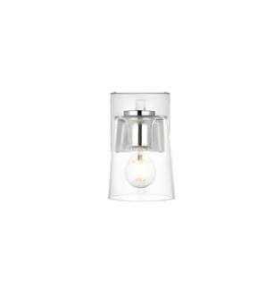 ARKA-E LD7310W5CH Vanity Light in Chrome/Clear/Chrome
