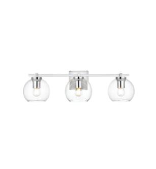 ARKA-E LD7311W24CH Vanity Light in Chrome/Clear/Chrome