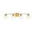 ARKA-E LD7311W34BRA Vanity Light in Brass/Clear/Brass