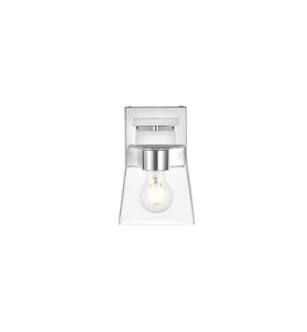 ARKA-E LD7312W5CH Vanity Light in Chrome/Clear/Chrome