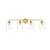 ARKA-E LD7315W33BRA Vanity Light in Brass/Clear/Brass