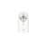 ARKA-E LD7315W5CH Vanity Light in Chrome/Clear/Chrome