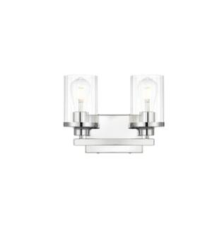 ARKA-E LD7316W12CH Vanity Light in Chrome/Clear/Chrome
