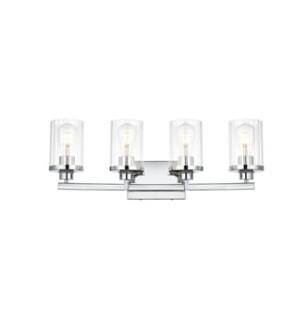 ARKA-E LD7316W25CH Vanity Light in Chrome/Clear/Chrome
